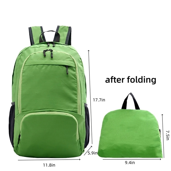 Foldable Backpack Ultralight Waterproof for Outdoor Spots - Foldable Backpack Ultralight Waterproof for Outdoor Spots - Image 2 of 6