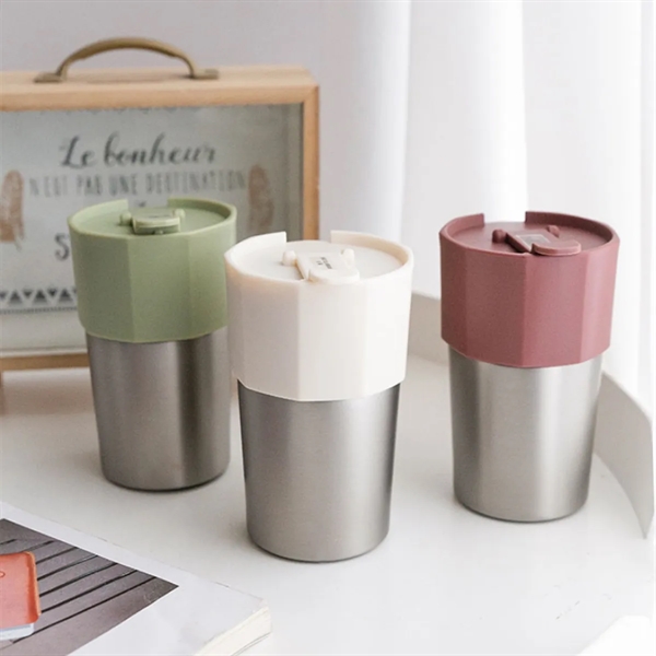 Portable Temperature Retention Double Layer Coffee Mug - Portable Temperature Retention Double Layer Coffee Mug - Image 3 of 4