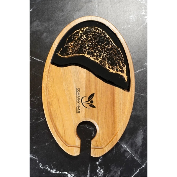 6x9 Wine and Appetizer Tray - 6x9 Wine and Appetizer Tray - Image 0 of 17