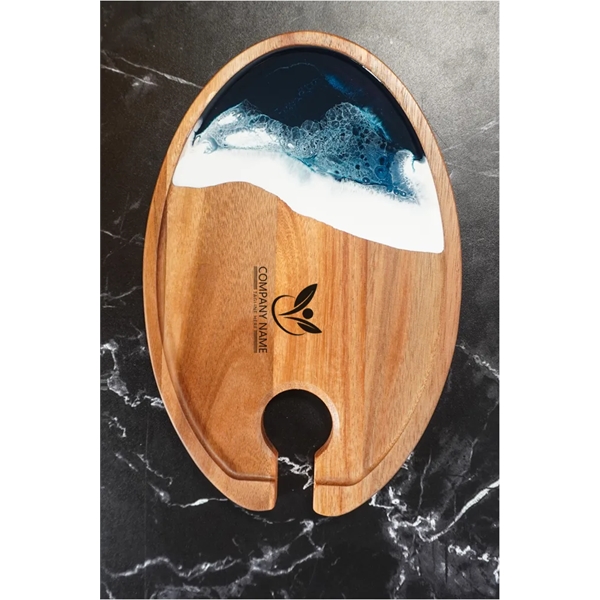 6x9 Wine and Appetizer Tray - 6x9 Wine and Appetizer Tray - Image 12 of 17