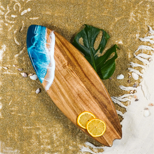 7x20 Surfboard-Shaped Charcuterie Board - 7x20 Surfboard-Shaped Charcuterie Board - Image 3 of 5