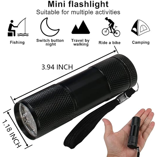 High Luminous Intensity Portable Ultra Violet Flashlight - High Luminous Intensity Portable Ultra Violet Flashlight - Image 1 of 8