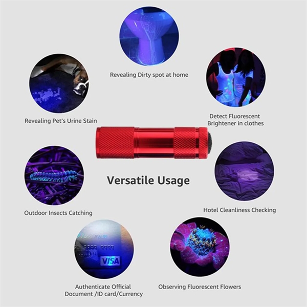 High Luminous Intensity Portable Ultra Violet Flashlight - High Luminous Intensity Portable Ultra Violet Flashlight - Image 6 of 8