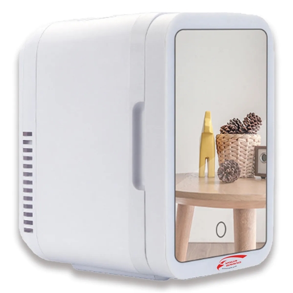 Portable Mirror And LED Design Beauty Skincare Mini Fridge - Portable Mirror And LED Design Beauty Skincare Mini Fridge - Image 0 of 3