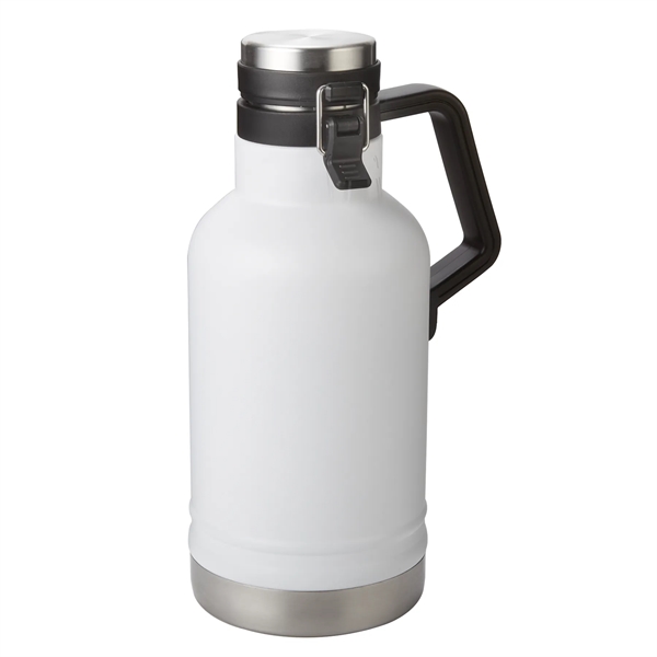 64 oz Double Wall Insulated Stainless Steel Growler - 64 oz Double Wall Insulated Stainless Steel Growler - Image 6 of 11