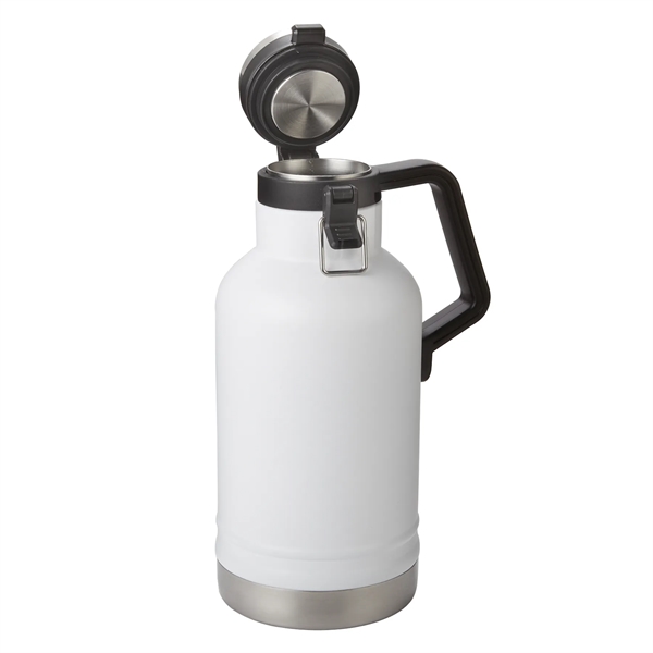 64 oz Double Wall Insulated Stainless Steel Growler - 64 oz Double Wall Insulated Stainless Steel Growler - Image 7 of 11