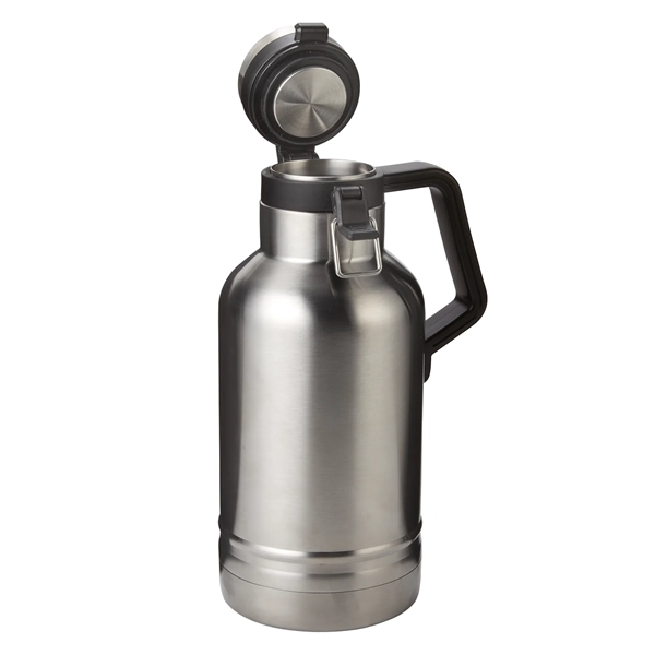 64 oz Double Wall Insulated Stainless Steel Growler - 64 oz Double Wall Insulated Stainless Steel Growler - Image 10 of 11