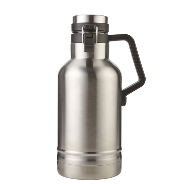 64 oz Double Wall Insulated Stainless Steel Growler - 64 oz Double Wall Insulated Stainless Steel Growler - Image 11 of 11