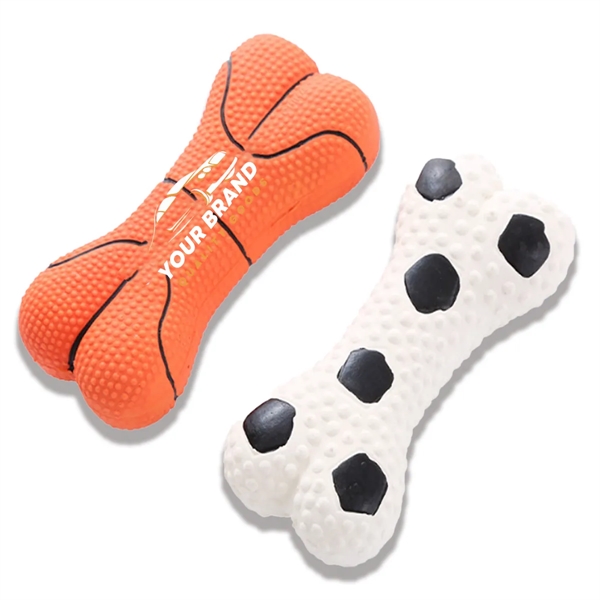 Durable Environmentally Friendly Latex Bone Dog Chew Toys - Durable Environmentally Friendly Latex Bone Dog Chew Toys - Image 0 of 3