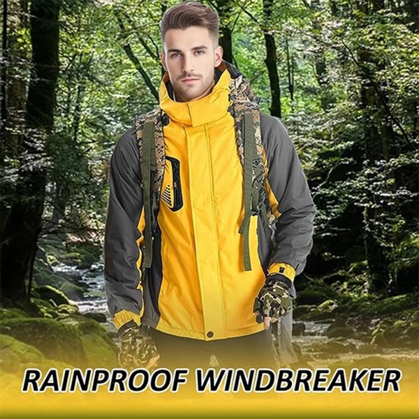 Windproof Multi Pockets Multifunctional Detachable  Jacket - Windproof Multi Pockets Multifunctional Detachable  Jacket - Image 7 of 7