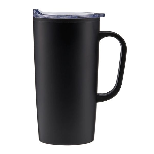 20 oz Yukon Stainless Steel Travel Mug with Handle - 20 oz Yukon Stainless Steel Travel Mug with Handle - Image 5 of 11