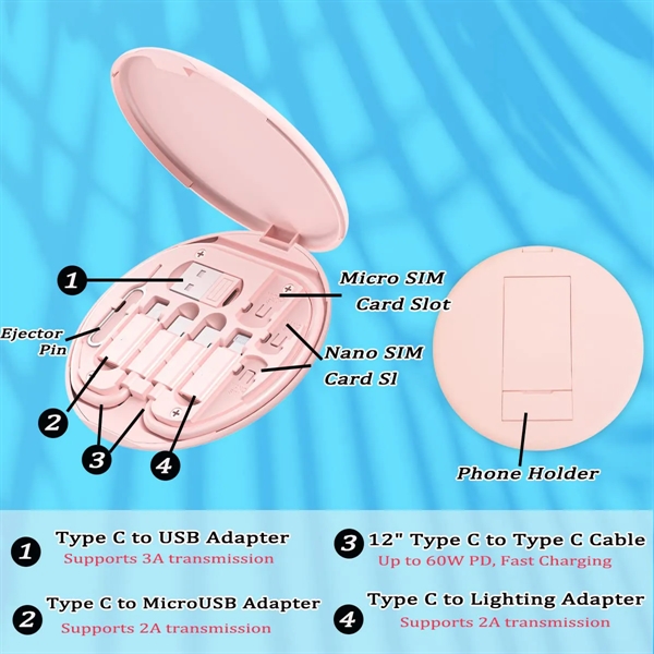Multi USB Charging Adapter Cable Kit - Multi USB Charging Adapter Cable Kit - Image 1 of 4