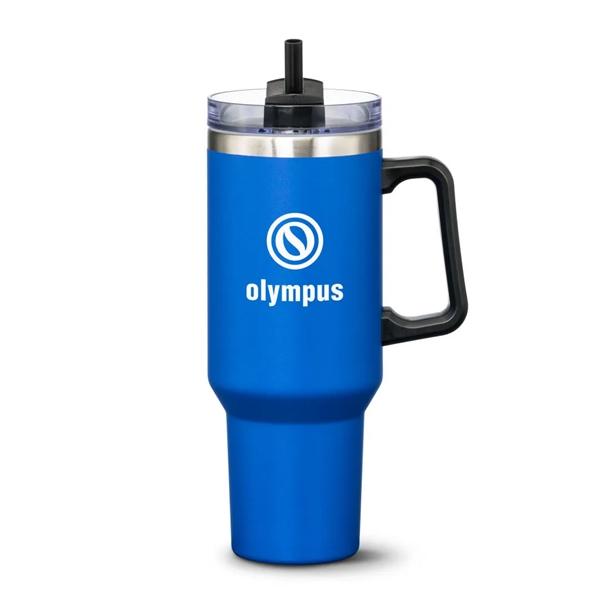 Compeer Handle Travel Mug w/Straw - 40oz - Compeer Handle Travel Mug w/Straw - 40oz - Image 7 of 14