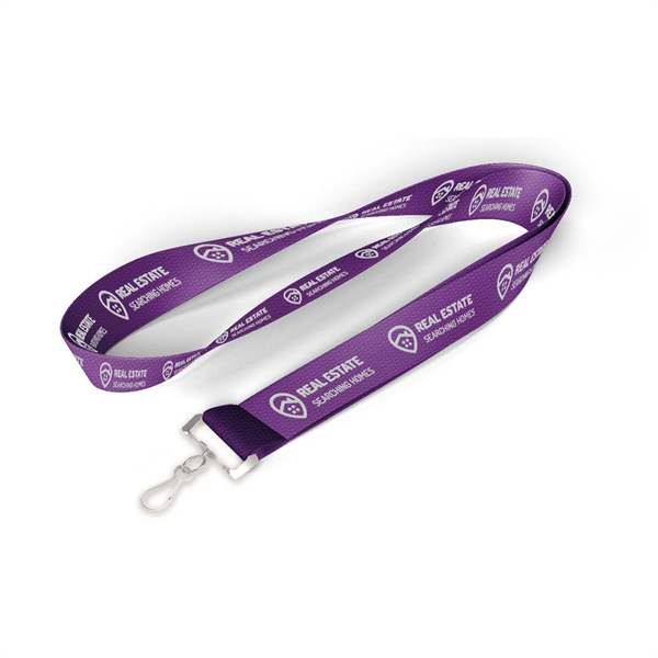 Custom Silk Screen Print Polyester Lanyard - Custom Silk Screen Print Polyester Lanyard - Image 0 of 1
