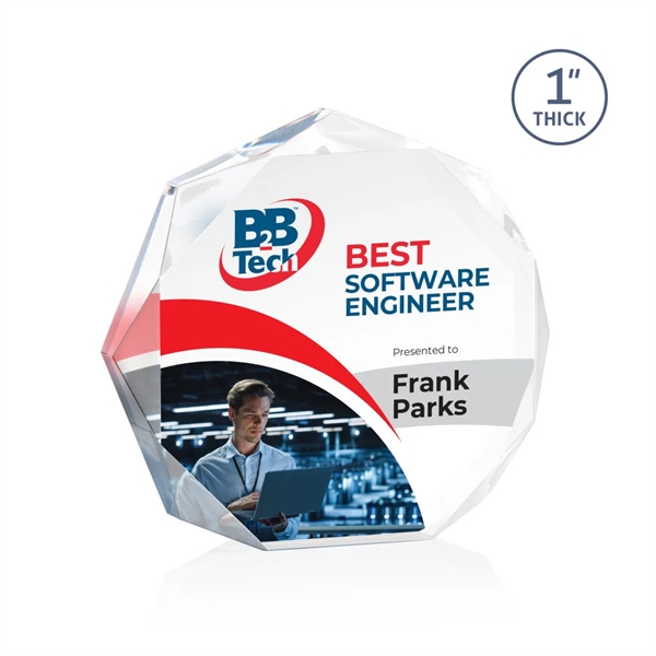 Custom Piedmont VividPrint™ Award - Clear