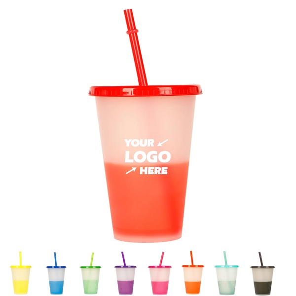 16oz Colored Changing Cups - 16oz Colored Changing Cups - Image 0 of 5