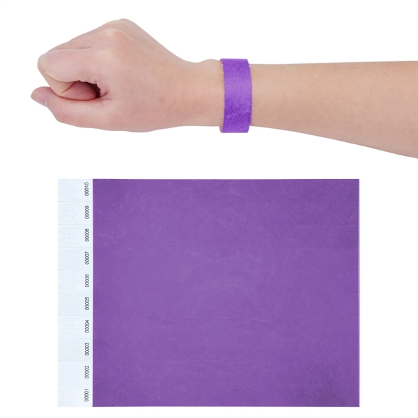 3/4" Customizable Tyvek Bands for Promotional Events - 3/4" Customizable Tyvek Bands for Promotional Events - Image 7 of 11