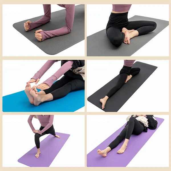 Thick Yoga Mat 72x24x1/4 inch Exercise Anti-tear