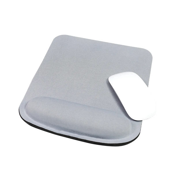 Non Slip Printed Mouse Pad With Wrist Rest Support - Non Slip Printed Mouse Pad With Wrist Rest Support - Image 2 of 7