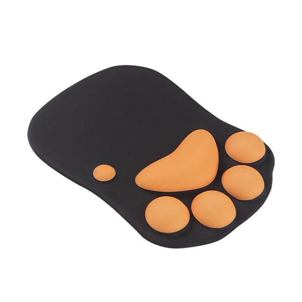 Cute Cat Paw Mouse Pad With Wrist Support Cushion - Cute Cat Paw Mouse Pad With Wrist Support Cushion - Image 1 of 6