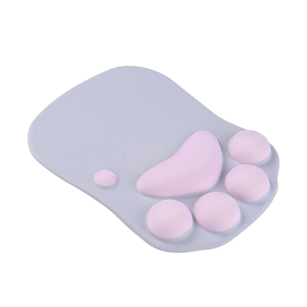 Cute Cat Paw Mouse Pad With Wrist Support Cushion - Cute Cat Paw Mouse Pad With Wrist Support Cushion - Image 2 of 6