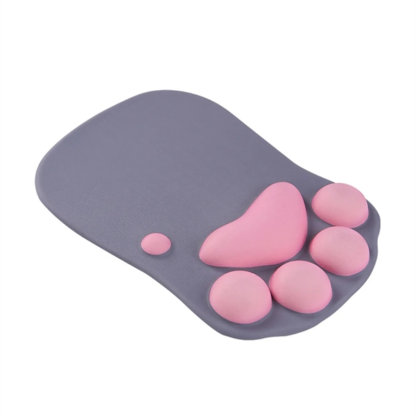 Cute Cat Paw Mouse Pad With Wrist Support Cushion - Cute Cat Paw Mouse Pad With Wrist Support Cushion - Image 4 of 6