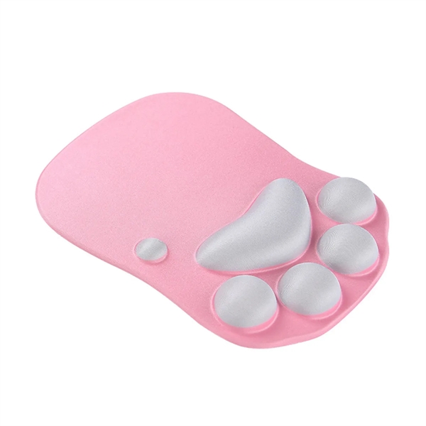 Cute Cat Paw Mouse Pad With Wrist Support Cushion - Cute Cat Paw Mouse Pad With Wrist Support Cushion - Image 5 of 6