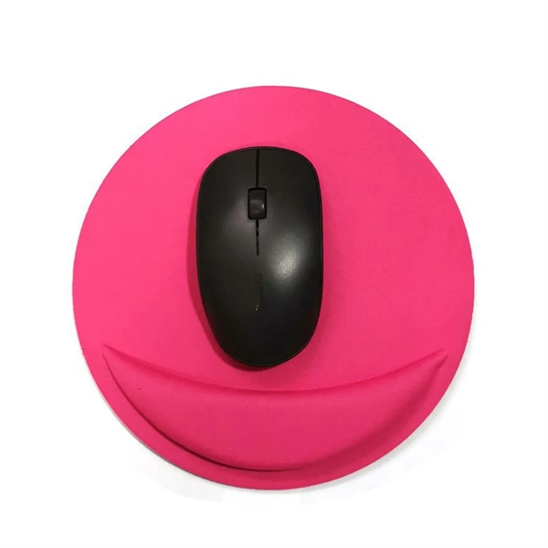 Round Mouse Pad With Wrist Rest Support - Round Mouse Pad With Wrist Rest Support - Image 2 of 7