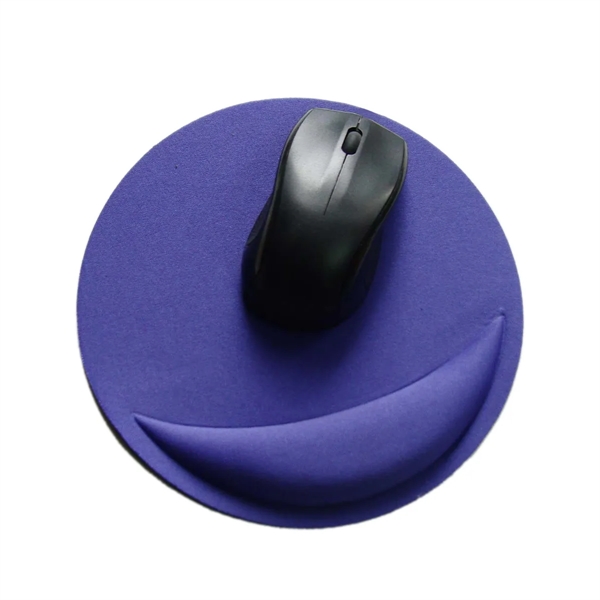 Round Mouse Pad With Wrist Rest Support - Round Mouse Pad With Wrist Rest Support - Image 4 of 7