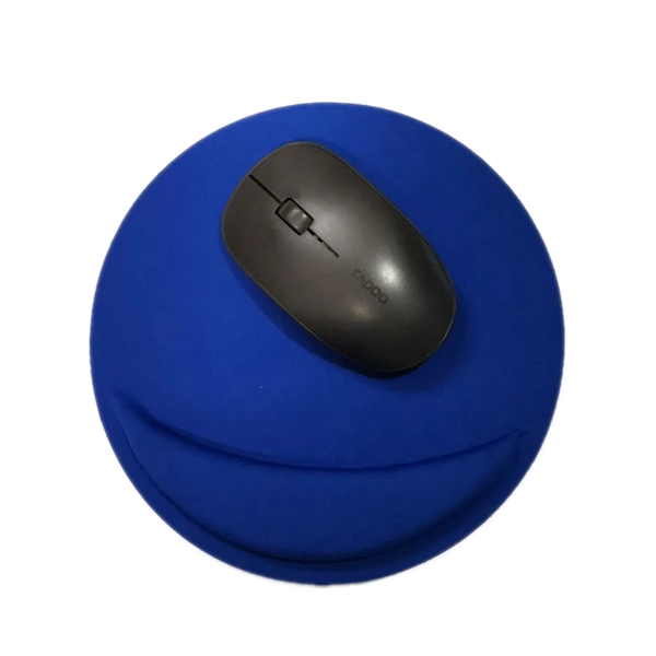 Round Mouse Pad With Wrist Rest Support - Round Mouse Pad With Wrist Rest Support - Image 5 of 7