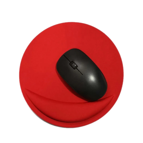 Round Mouse Pad With Wrist Rest Support - Round Mouse Pad With Wrist Rest Support - Image 6 of 7