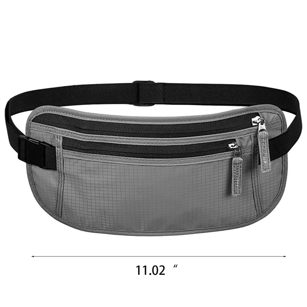 In Stock Anti-Theft Travel RFID Money Hidden Belt Wallet Bag - In Stock Anti-Theft Travel RFID Money Hidden Belt Wallet Bag - Image 2 of 3