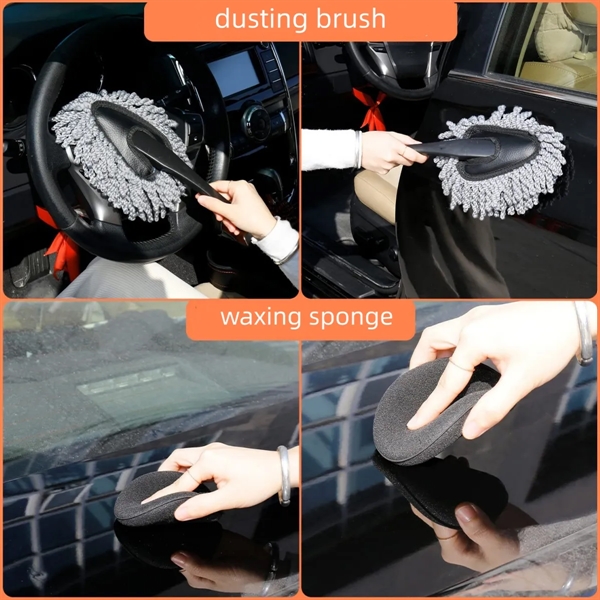 17-piece Multifunctional Car Cleaning Kit - 17-piece Multifunctional Car Cleaning Kit - Image 4 of 6