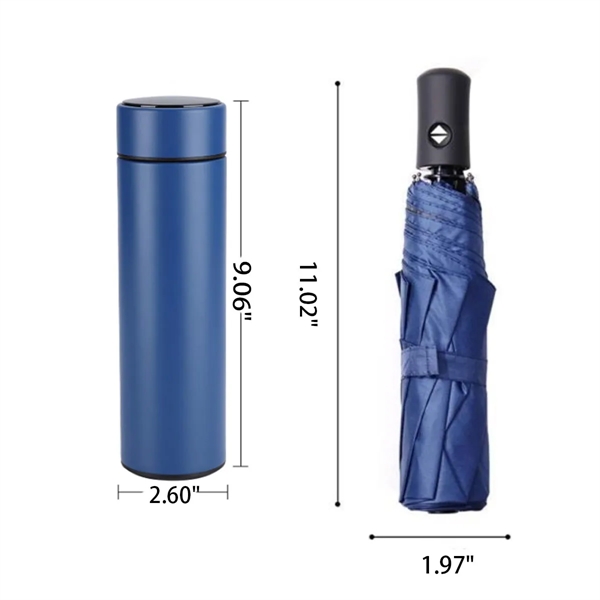 2 In 1 High Quality Umbrella And Thermos Business Gift Set - 2 In 1 High Quality Umbrella And Thermos Business Gift Set - Image 1 of 4