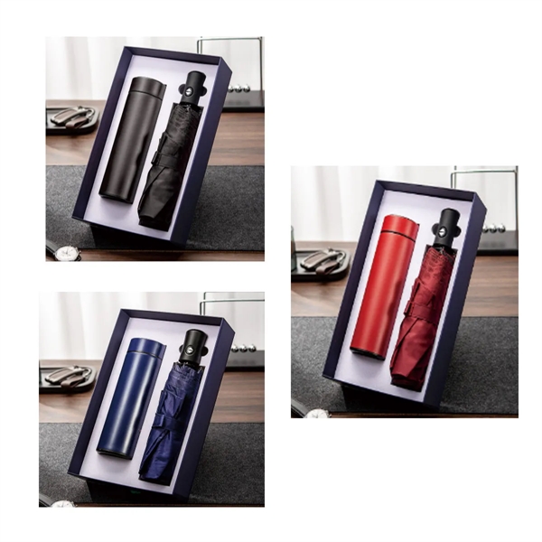 2 In 1 High Quality Umbrella And Thermos Business Gift Set - 2 In 1 High Quality Umbrella And Thermos Business Gift Set - Image 4 of 4