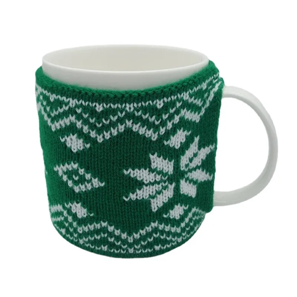 Ugly Knitting Cozy Coffee Mug Sweater Sleeve - Ugly Knitting Cozy Coffee Mug Sweater Sleeve - Image 2 of 6