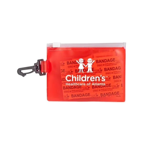 First Aid in Zip Close Pouch with Carabiner - First Aid in Zip Close Pouch with Carabiner - Image 3 of 3