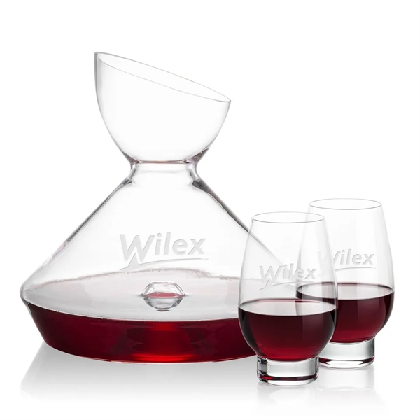 Woodbury Carafe & Glenarden Stemless Wine