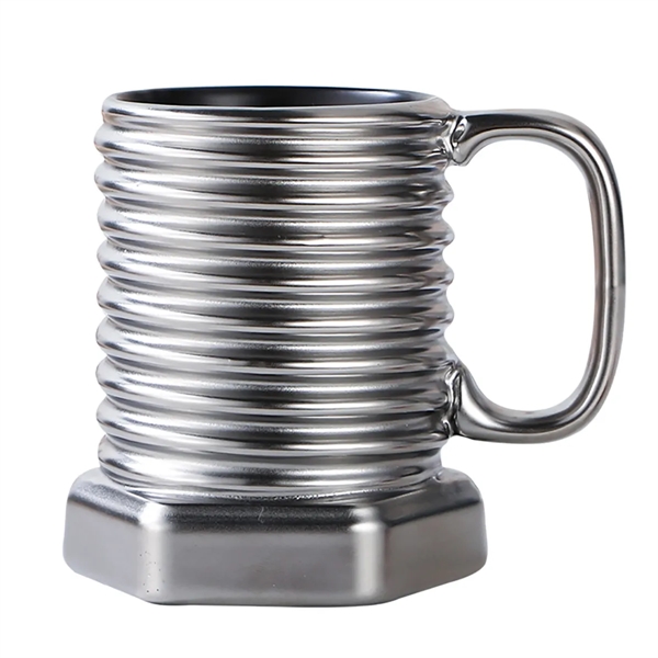 Ceramic Electroplated Mug Screw Cup - Ceramic Electroplated Mug Screw Cup - Image 0 of 3