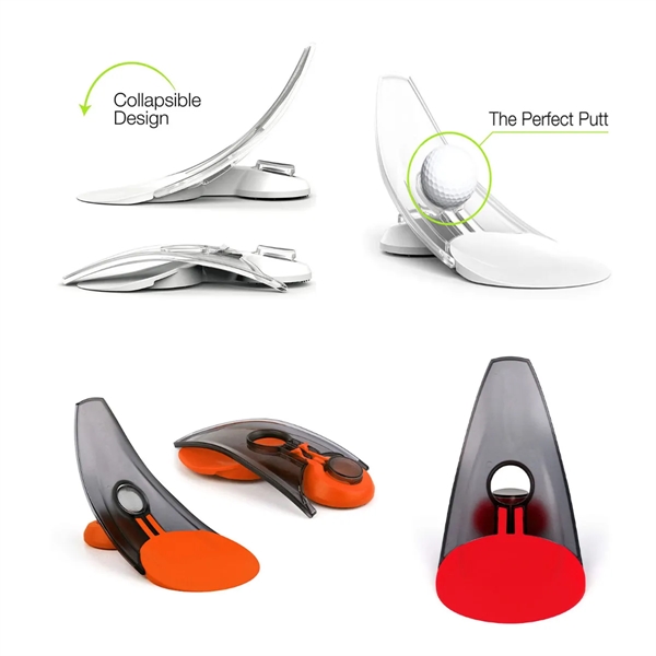 Portable Folding Auto-Return Golf Pressure Putt Trainer - Portable Folding Auto-Return Golf Pressure Putt Trainer - Image 2 of 3