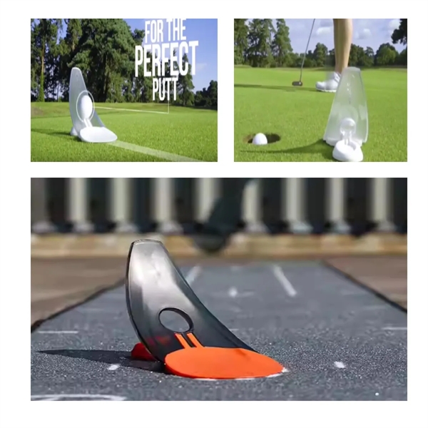 Portable Folding Auto-Return Golf Pressure Putt Trainer - Portable Folding Auto-Return Golf Pressure Putt Trainer - Image 3 of 3