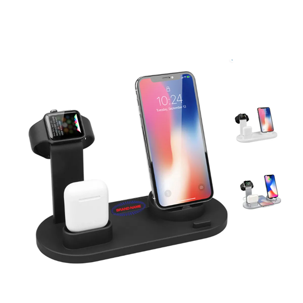 3-In-1 Universal Compatibility Fast Wireless Charger Stand - 3-In-1 Universal Compatibility Fast Wireless Charger Stand - Image 0 of 3