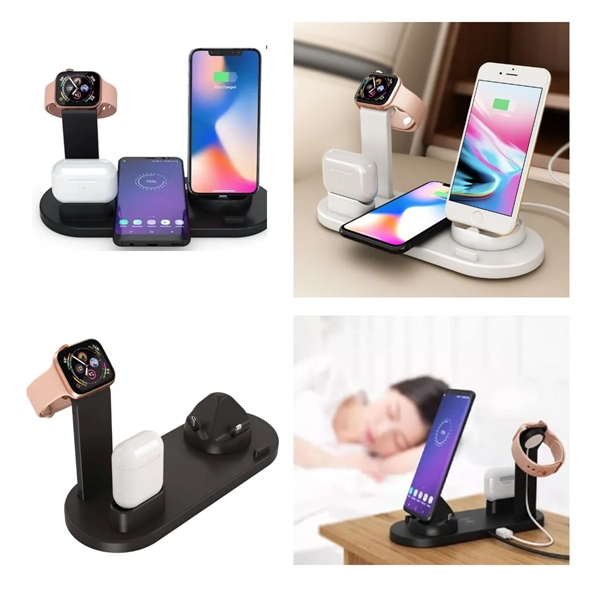 3-In-1 Universal Compatibility Fast Wireless Charger Stand - 3-In-1 Universal Compatibility Fast Wireless Charger Stand - Image 3 of 3