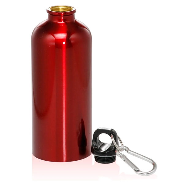 20 oz. Aluminum Sports Bottle w/ Carabiner - 20 oz. Aluminum Sports Bottle w/ Carabiner - Image 15 of 29