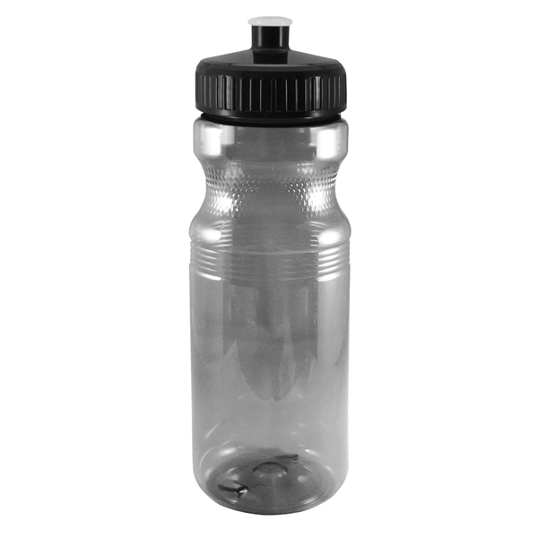 Poly PET 24 oz. Bike Style Sports Bottle with Push Pull Lid - Poly PET 24 oz. Bike Style Sports Bottle with Push Pull Lid - Image 4 of 4