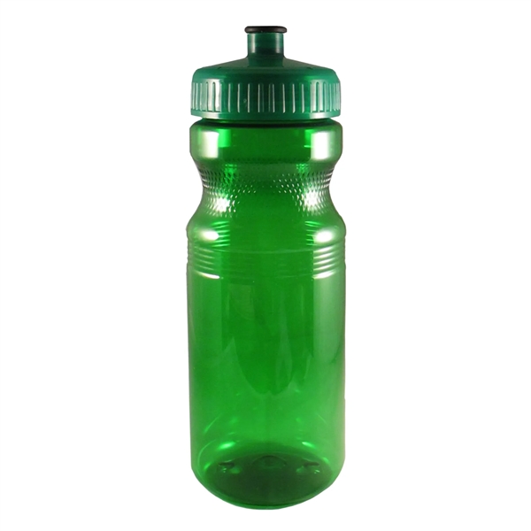 Poly PET 24 oz. Bike Style Sports Bottle with Push Pull Lid - Poly PET 24 oz. Bike Style Sports Bottle with Push Pull Lid - Image 2 of 4