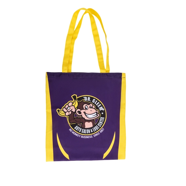 12 Oz Sublimated Sturdy Poly Canvas Tote Bag (14" x 16") - 12 Oz Sublimated Sturdy Poly Canvas Tote Bag (14" x 16") - Image 1 of 5