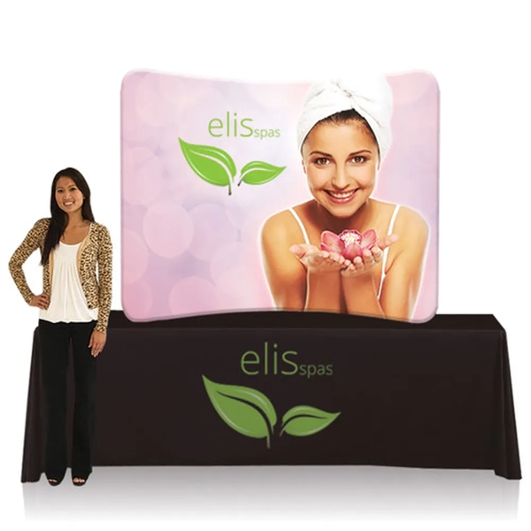 EZ Tube 6ft. Curve Tabletop Display - EZ Tube 6ft. Curve Tabletop Display - Image 0 of 4