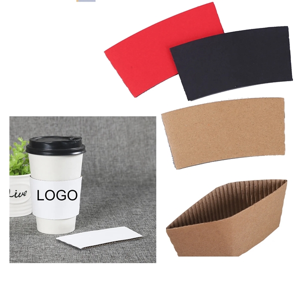Full Custom Paper Cup Sleeve - Full Custom Paper Cup Sleeve - Image 0 of 1