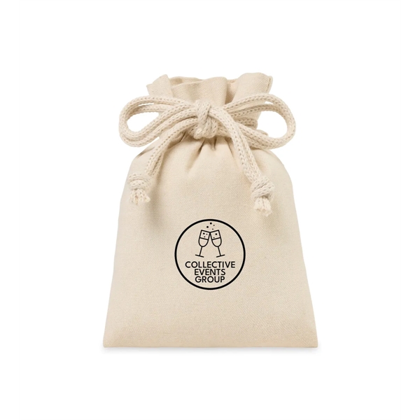 Canvas Drawstring Gift Bag - Small - Canvas Drawstring Gift Bag - Small - Image 1 of 3